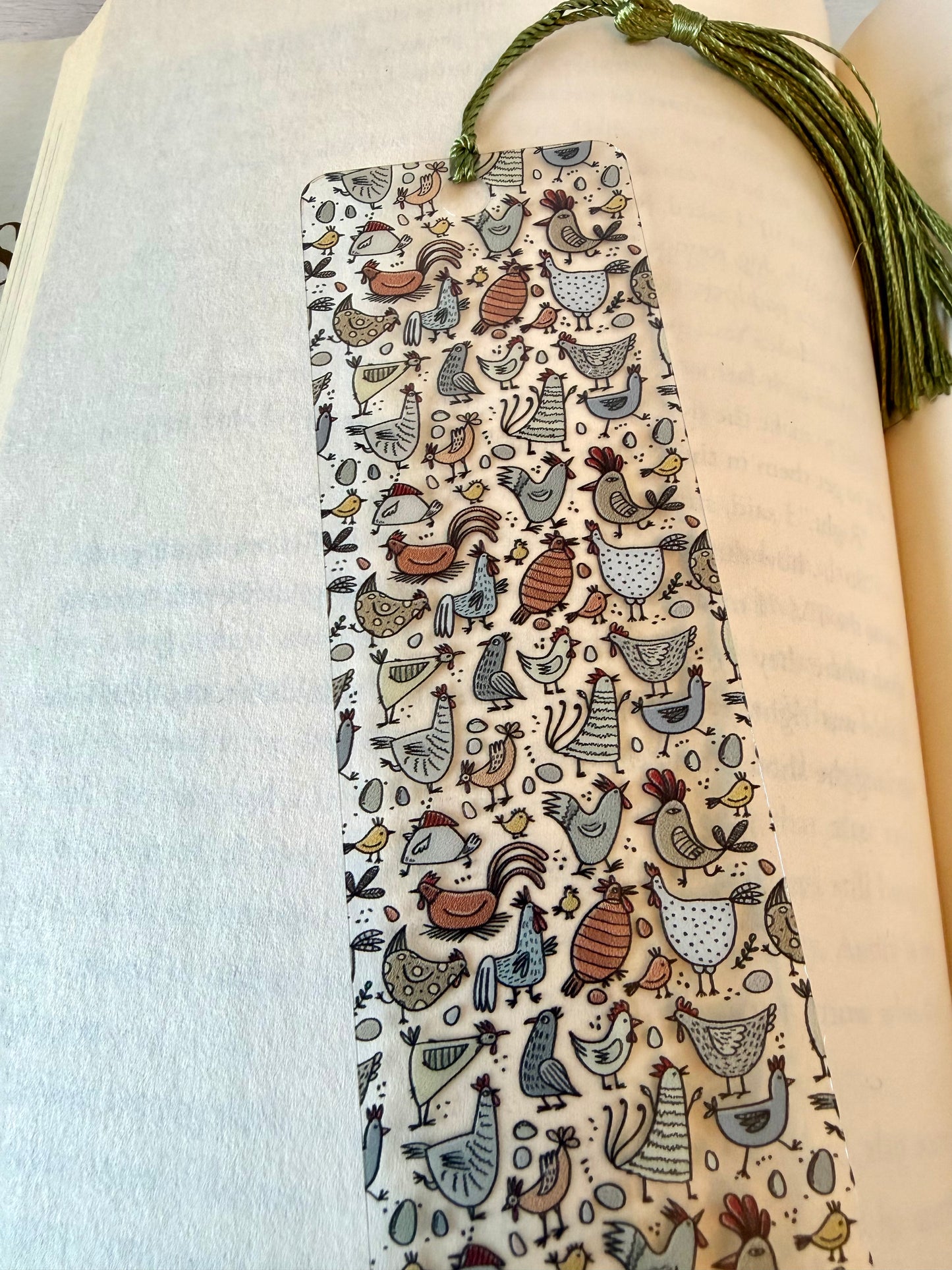 Chicken Doodles Bookmark