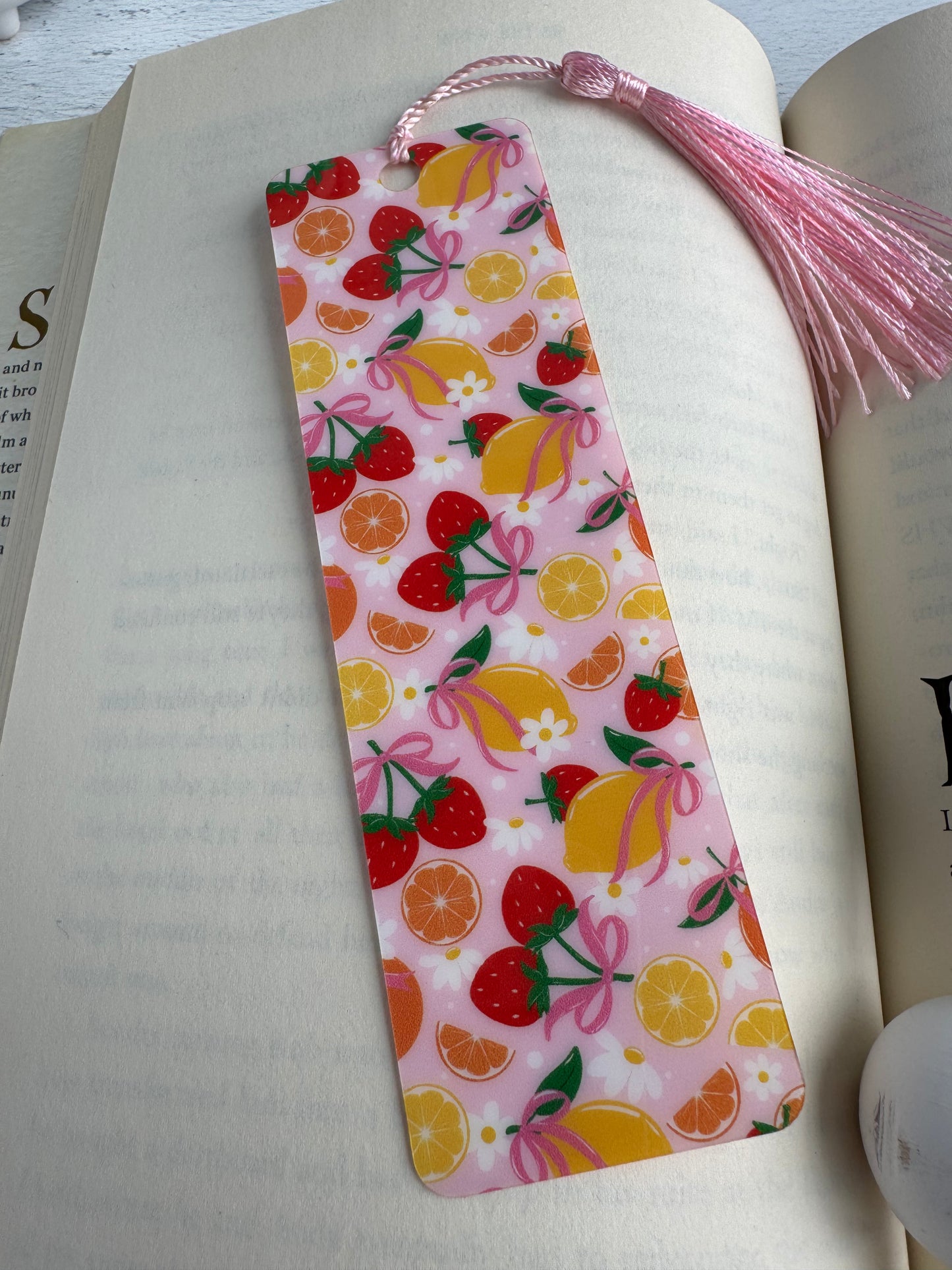 Summer Citrus Bookmark