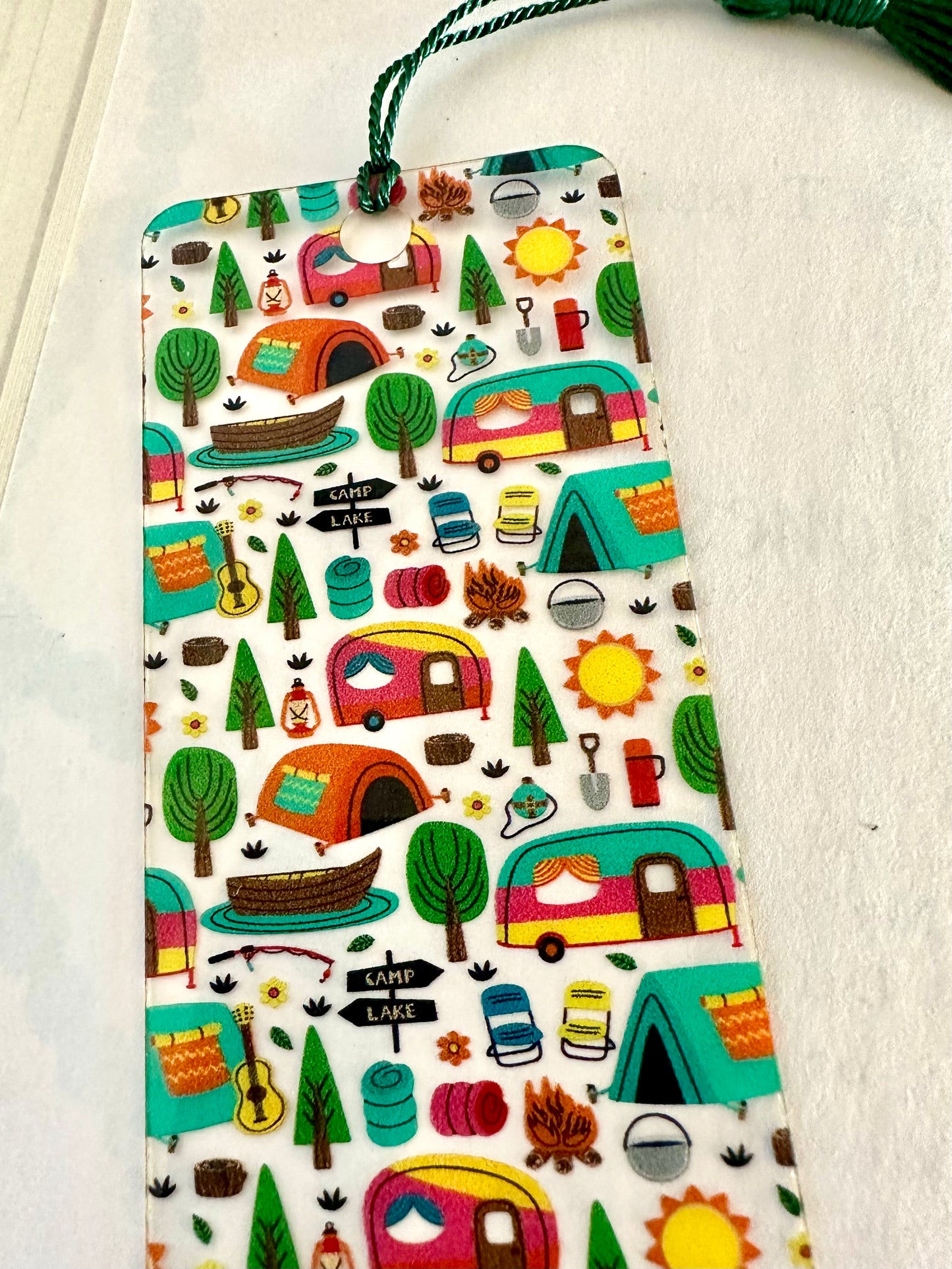 Happy Camper Bookmark