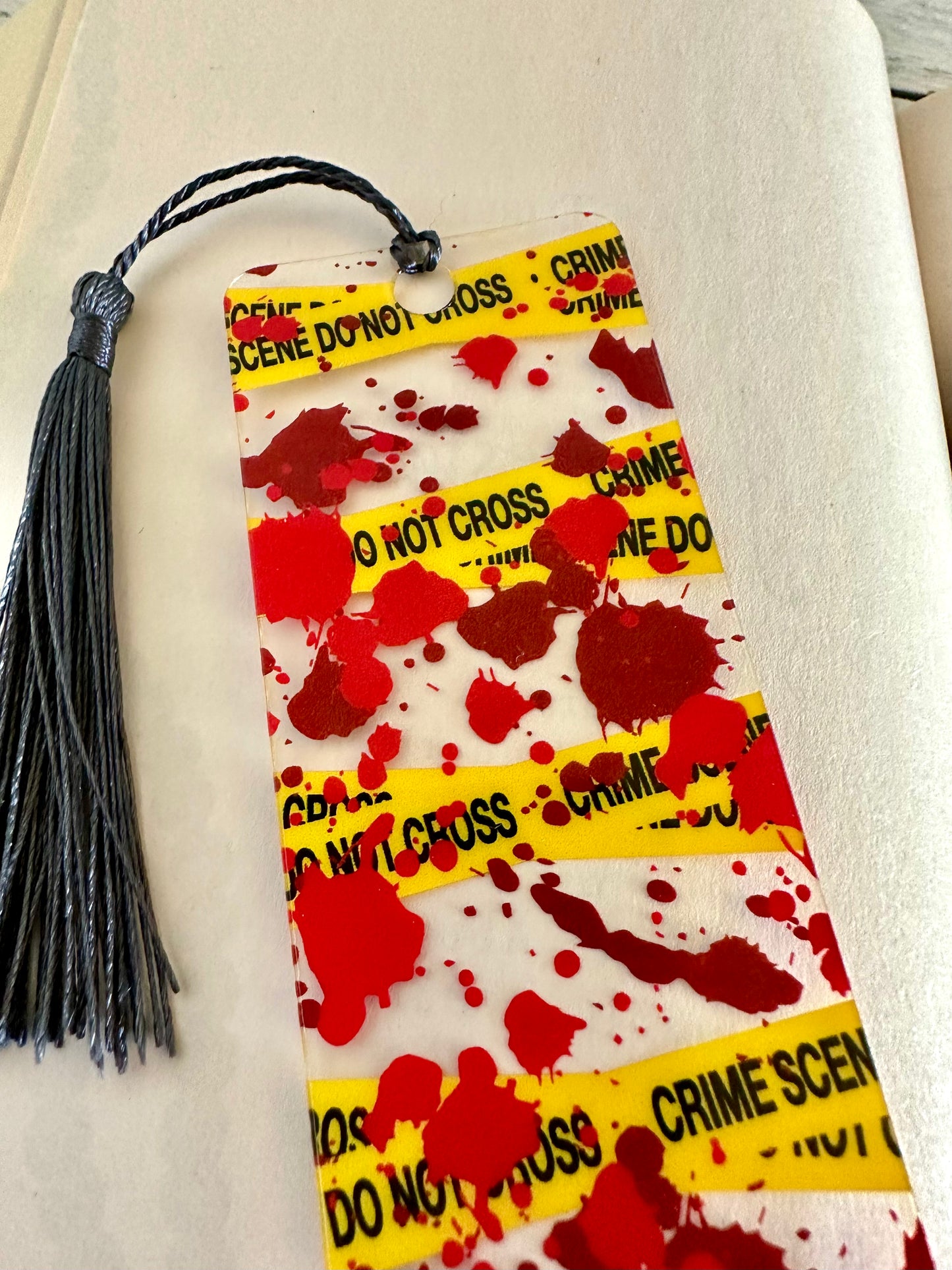 Crime Scene Bookmark