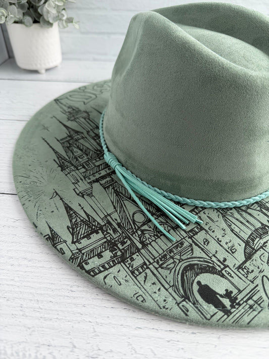 Dis on Thicket Green Wide Brim Hat