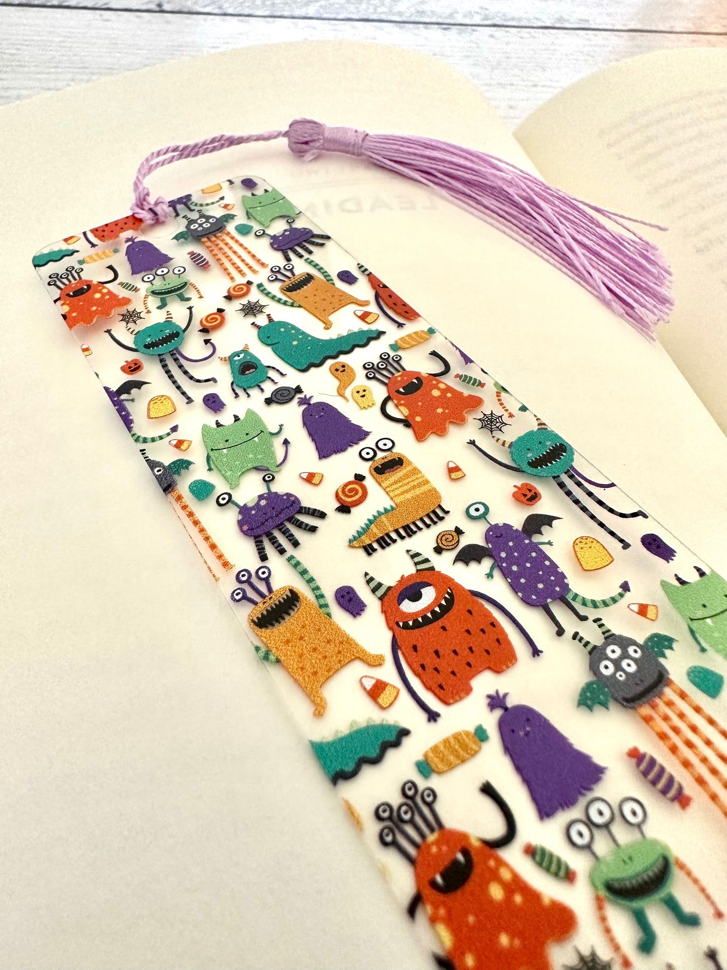 Monster Party Bookmark