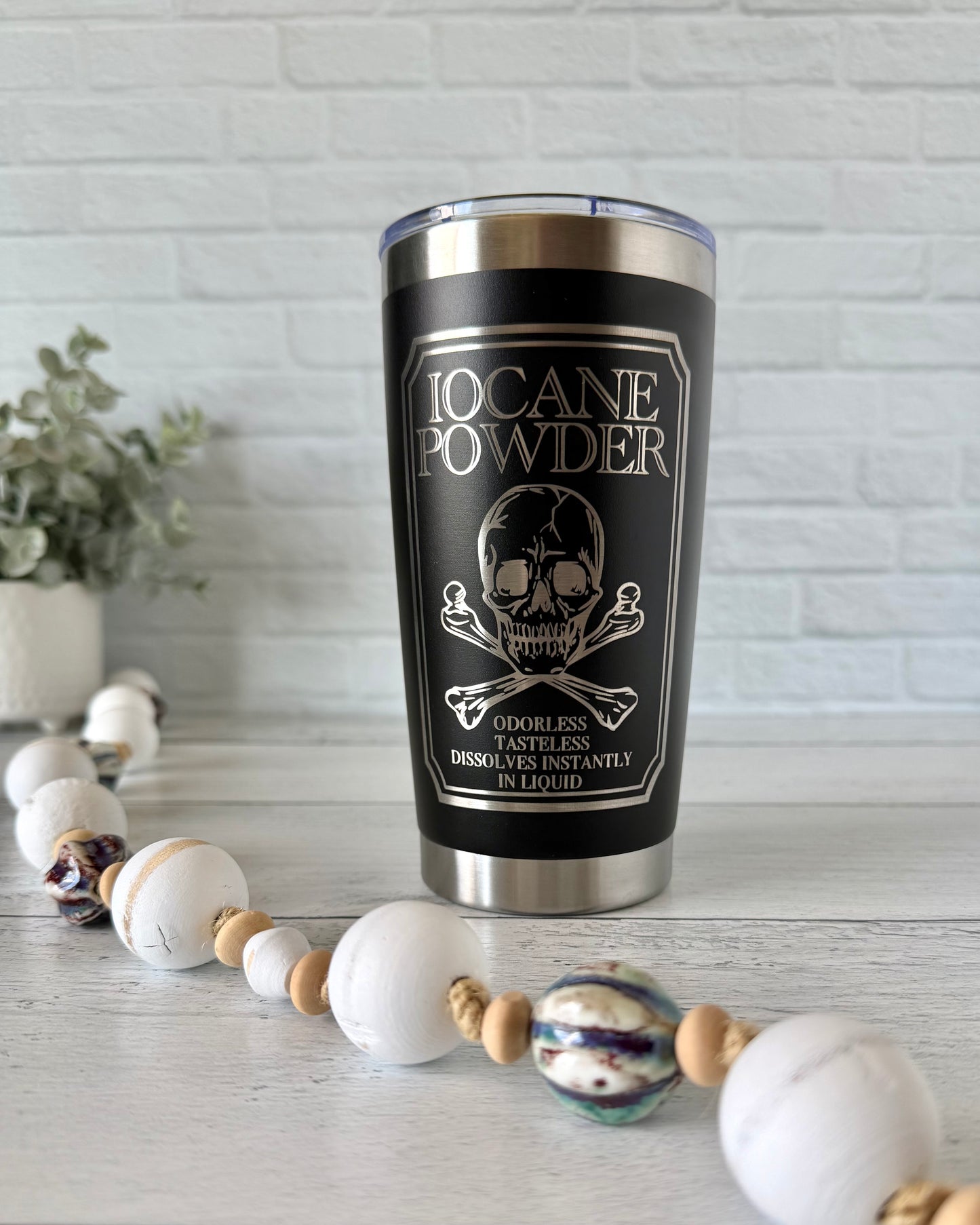 20 oz Tumbler - Iocane Powder - Black RTS