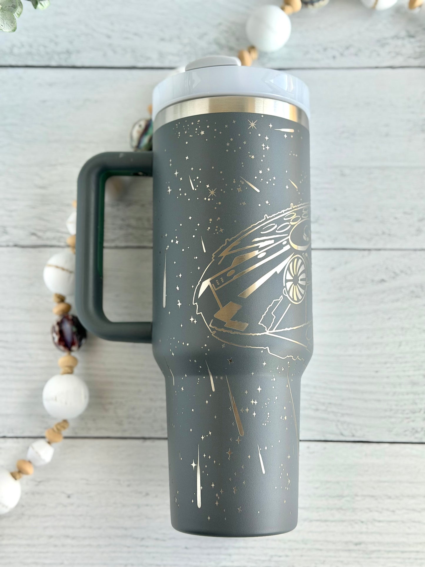 40 oz Tumbler - Millennium on Grey RTS