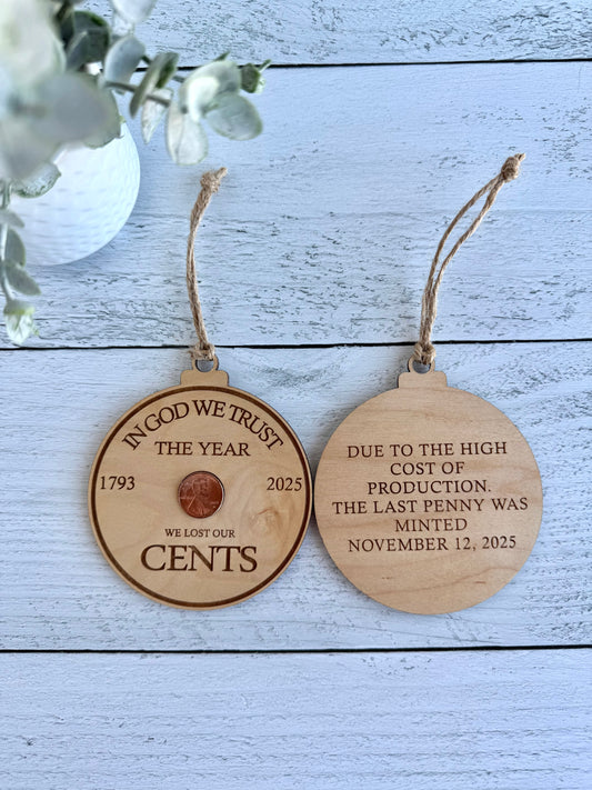Last Minted Penny Ornament