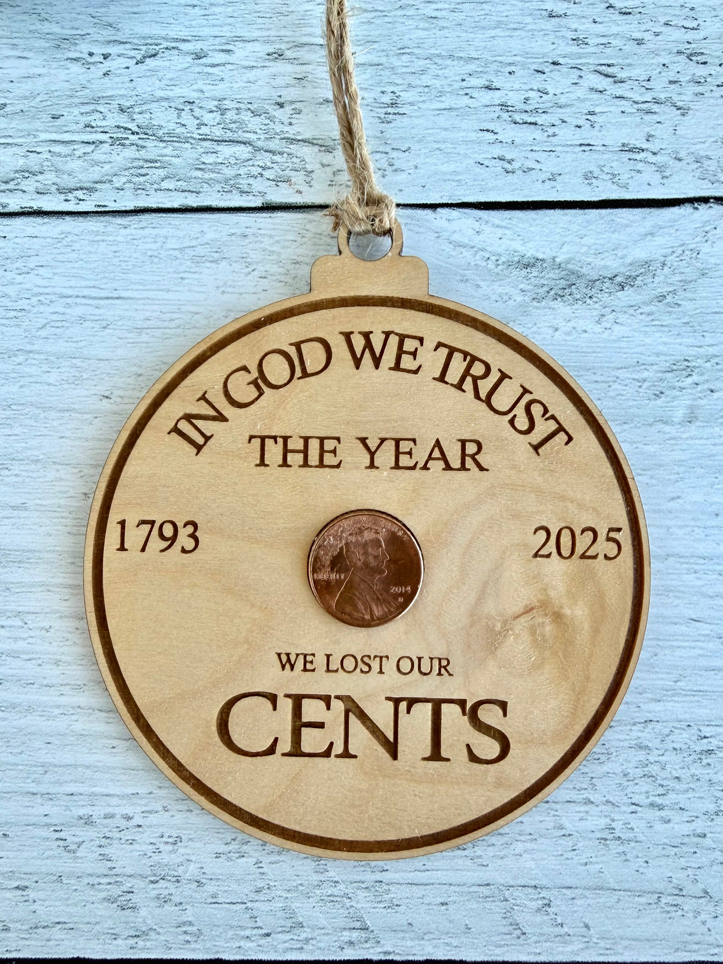 Last Minted Penny Ornament