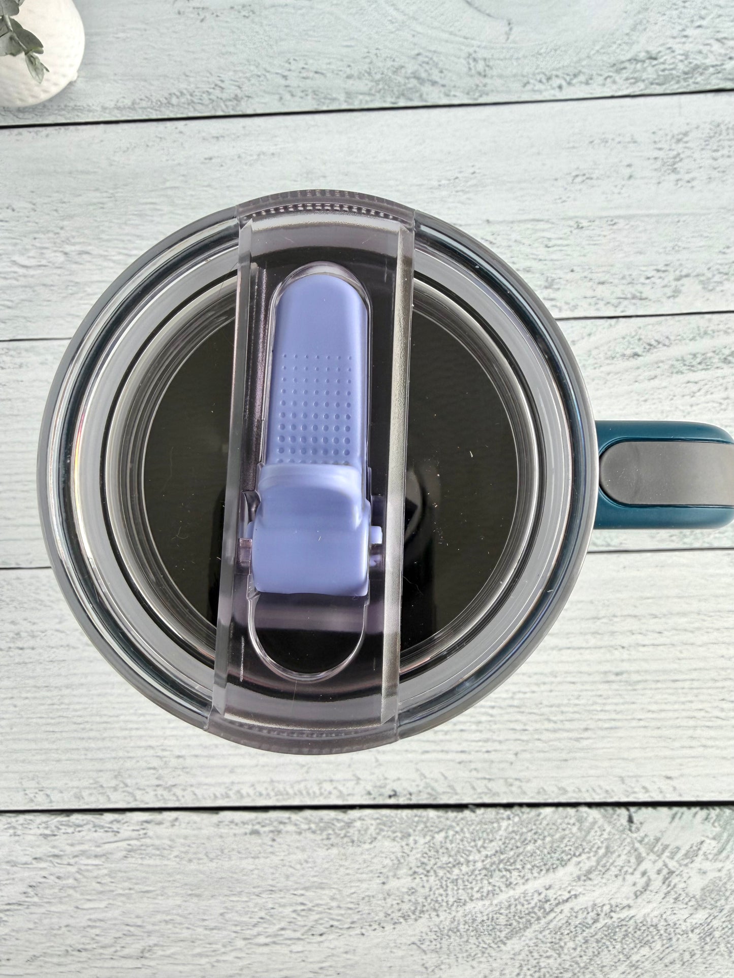 40 oz Tumbler - Quilter on Denim RTS