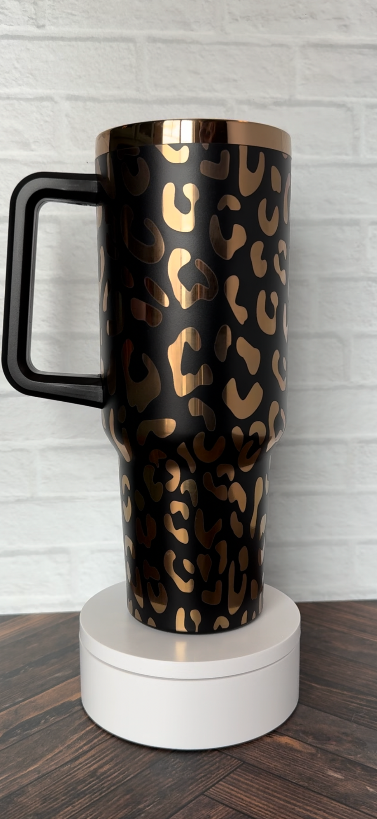 40 oz Tumbler - Leopard Print RTS