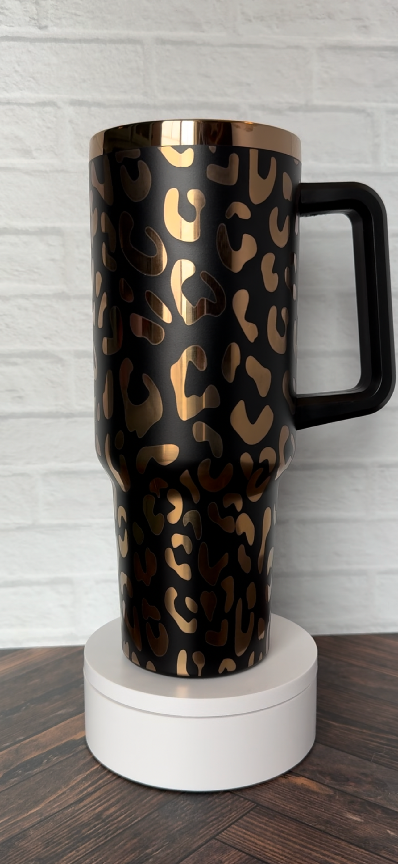 40 oz Tumbler - Leopard Print RTS
