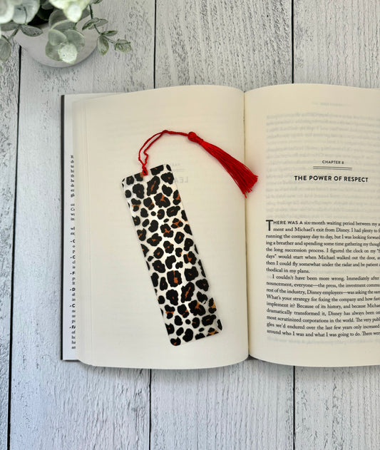 Leopard Print Bookmark