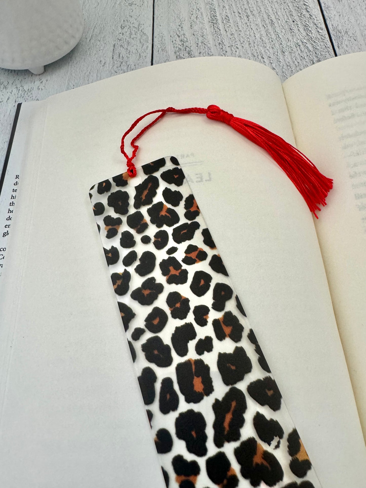 Leopard Print Bookmark