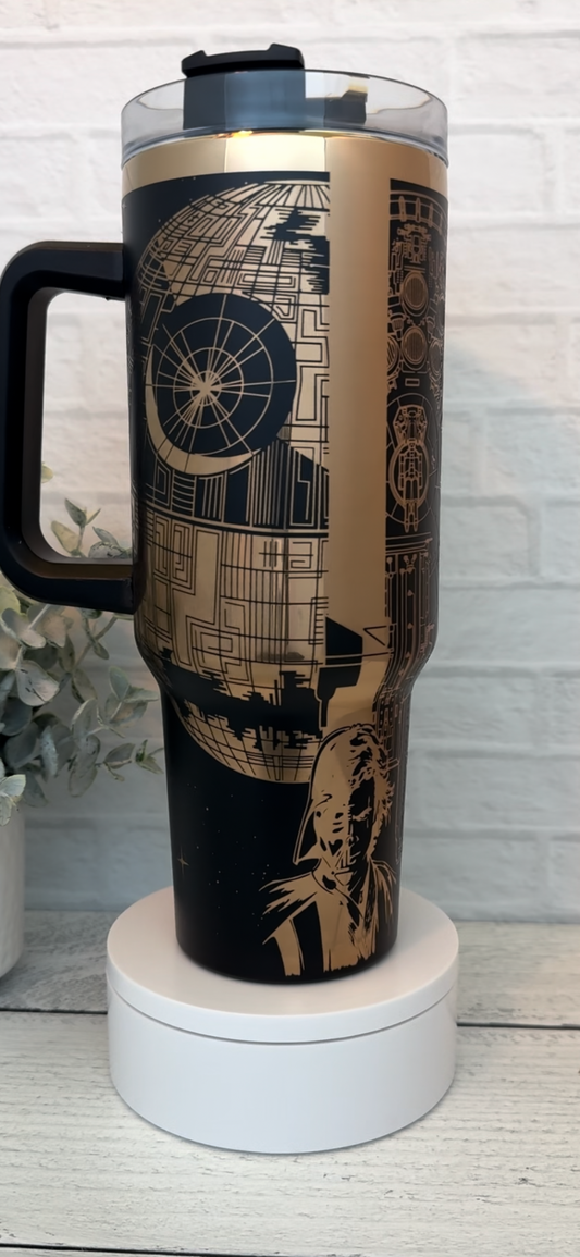 40 Oz Tumbler - Light Side Vs. Dark Side - RTS