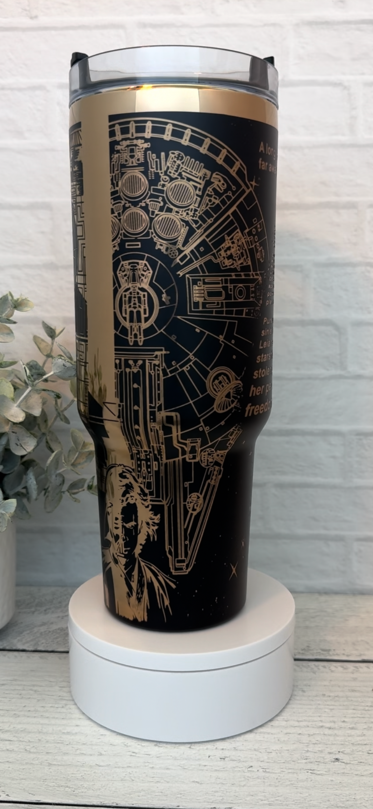 40 Oz Tumbler - Light Side Vs. Dark Side - RTS