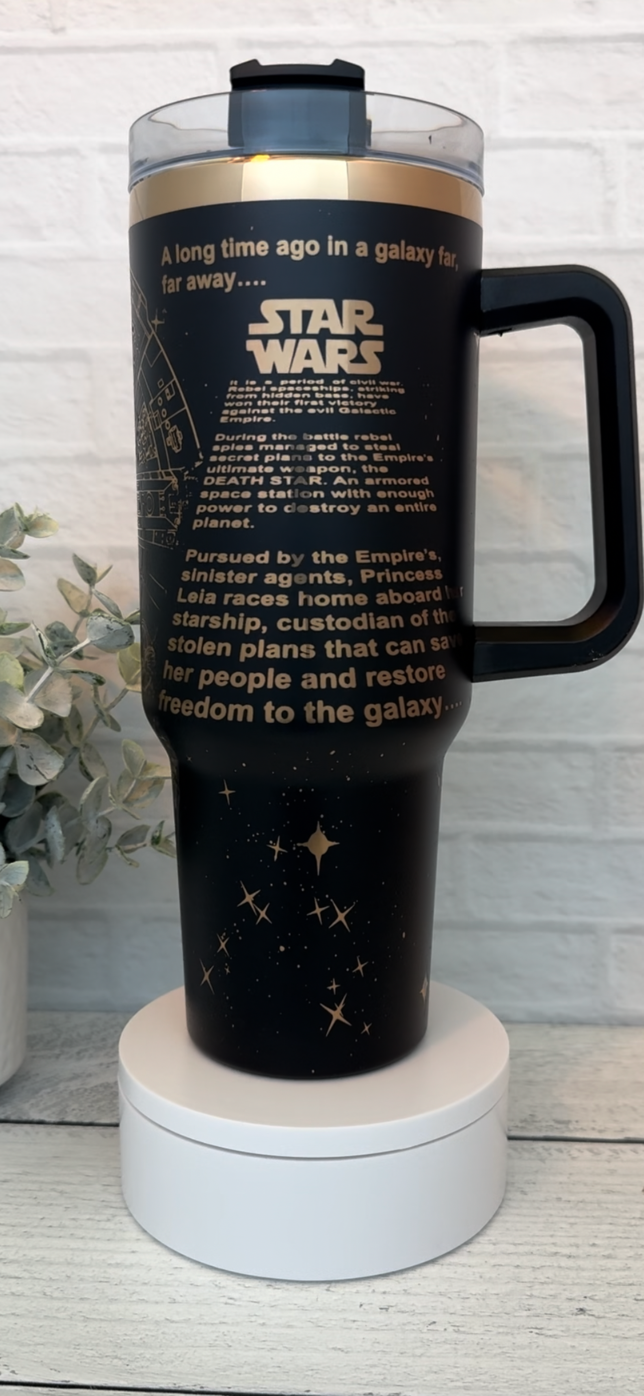 40 Oz Tumbler - Light Side Vs. Dark Side - RTS