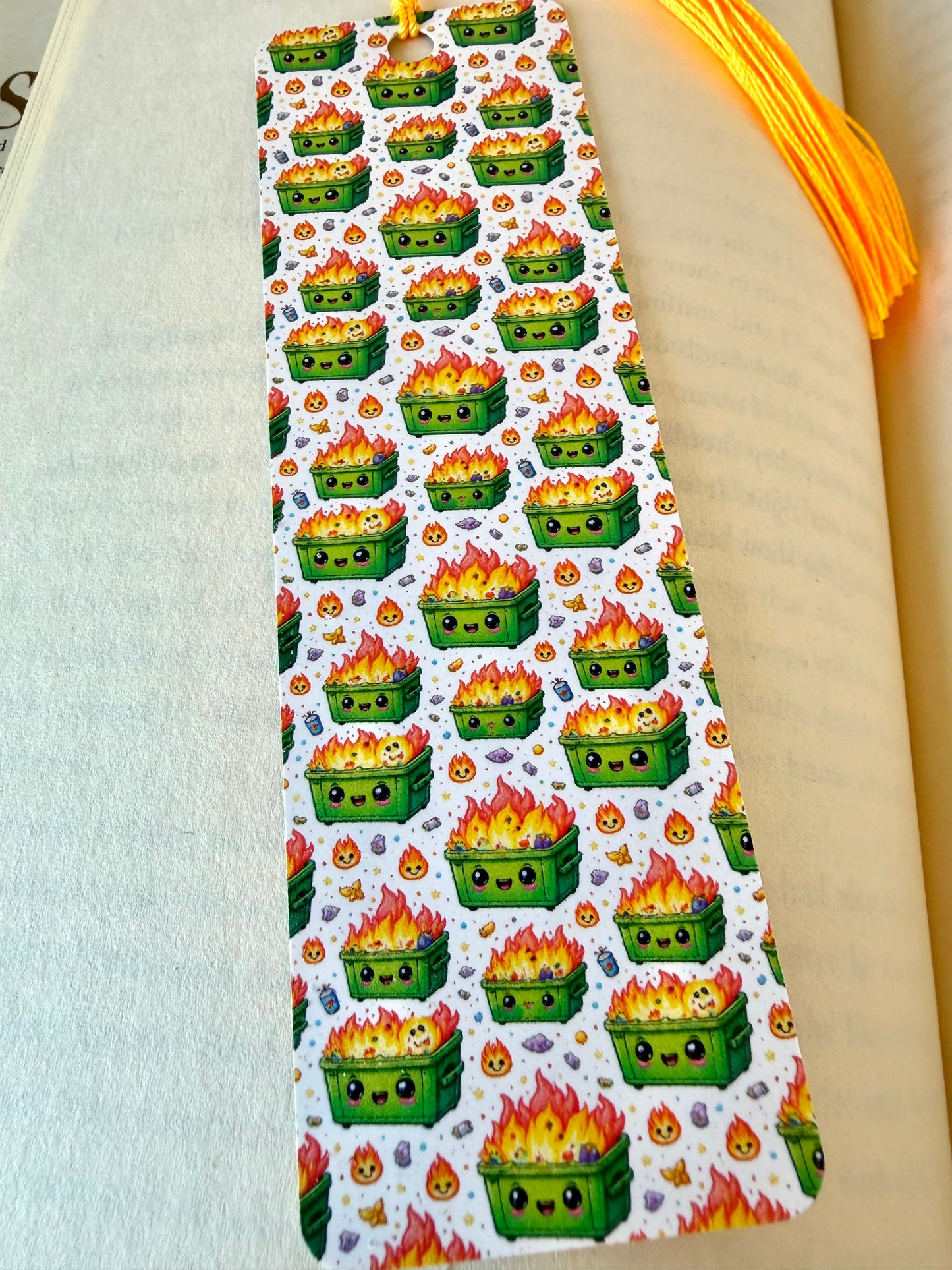 Dumpster Fire Bookmark