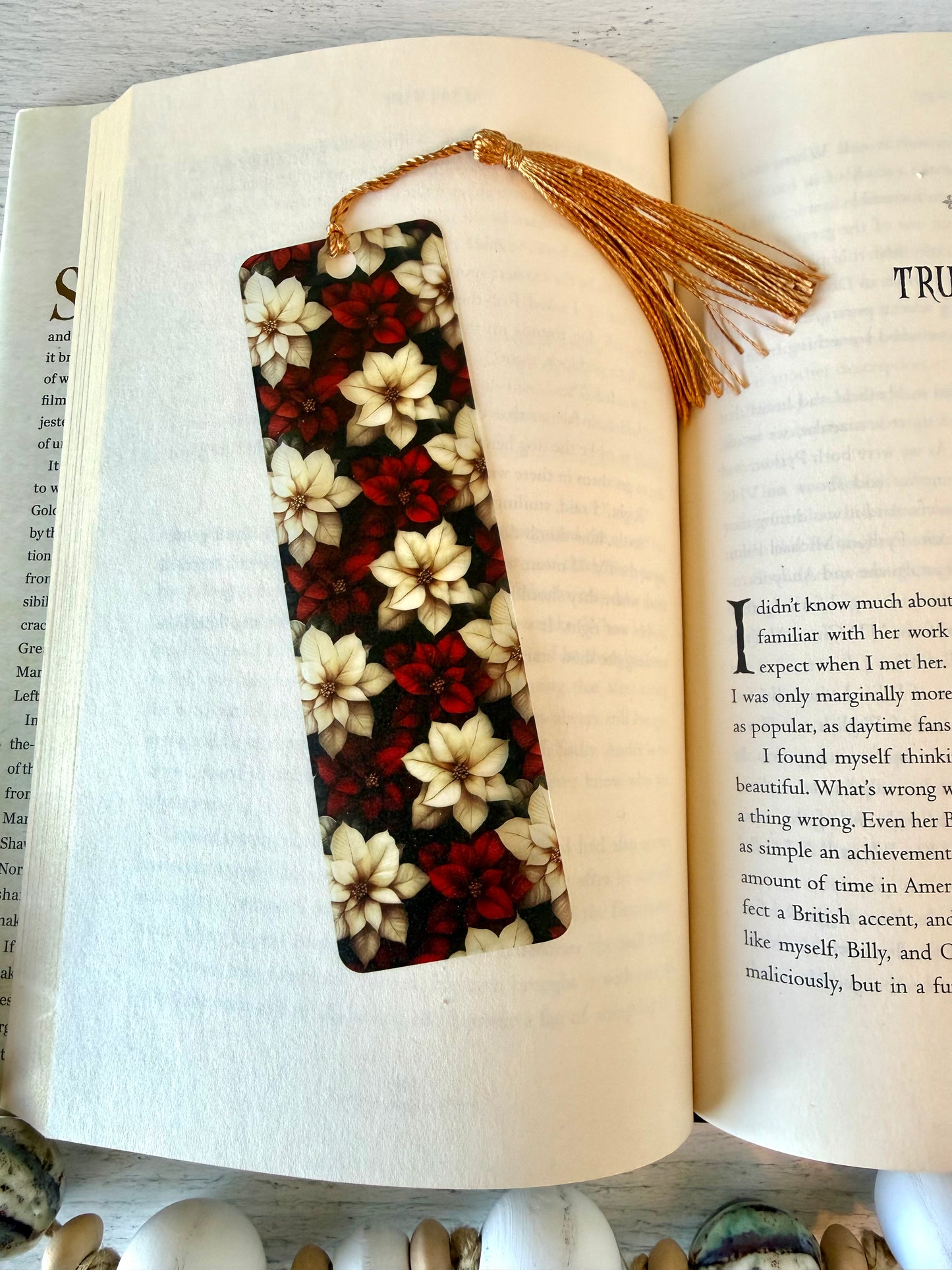 Poinsettia Bookmark