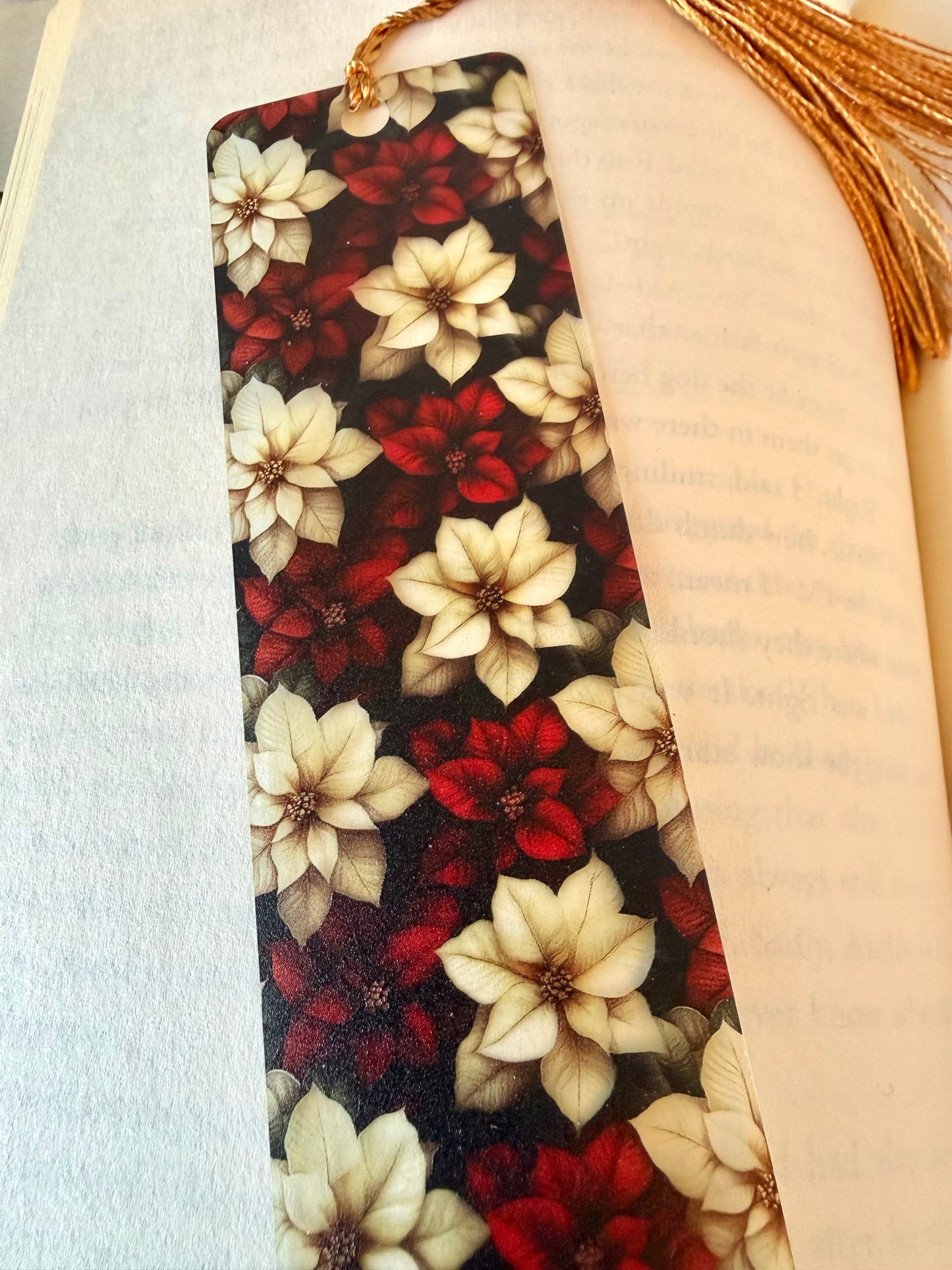Poinsettia Bookmark