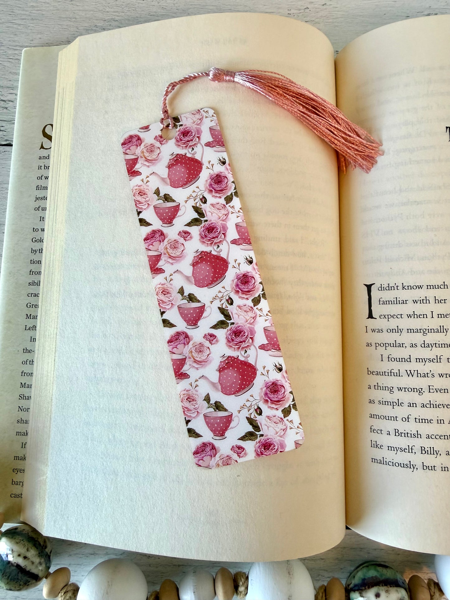Tea & Roses Bookmark