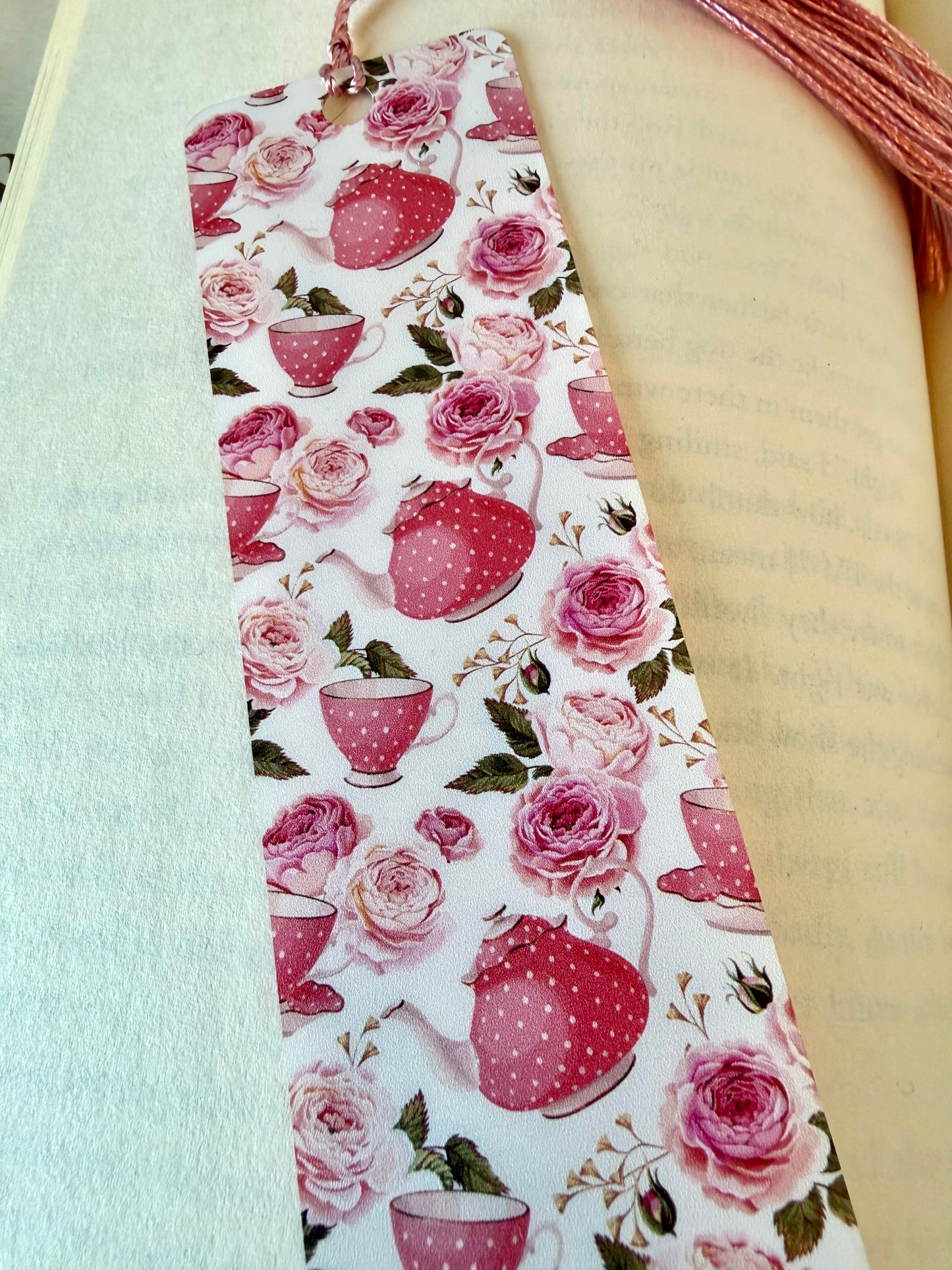 Tea & Roses Bookmark