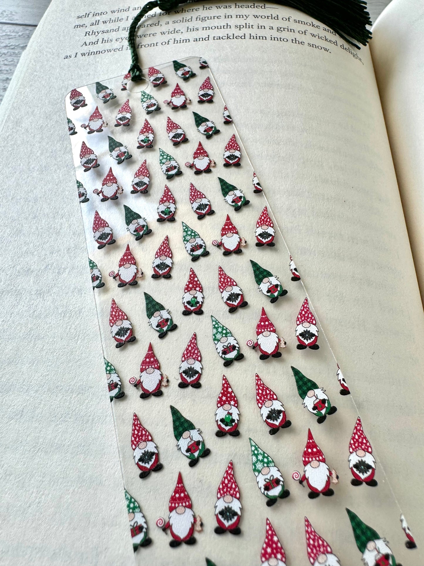 Christmas Gnomes Bookmark