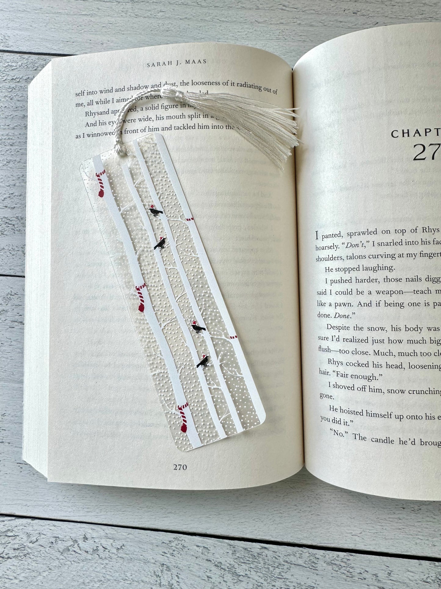 Santa Crows Bookmark