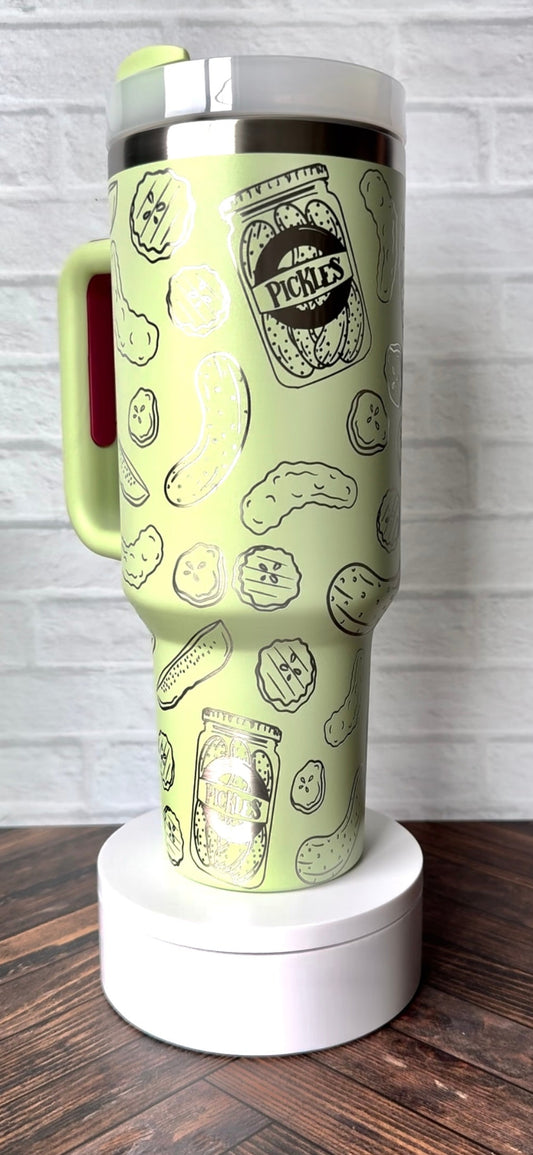40 oz Tumbler - All the Pickles on Citrus RTS
