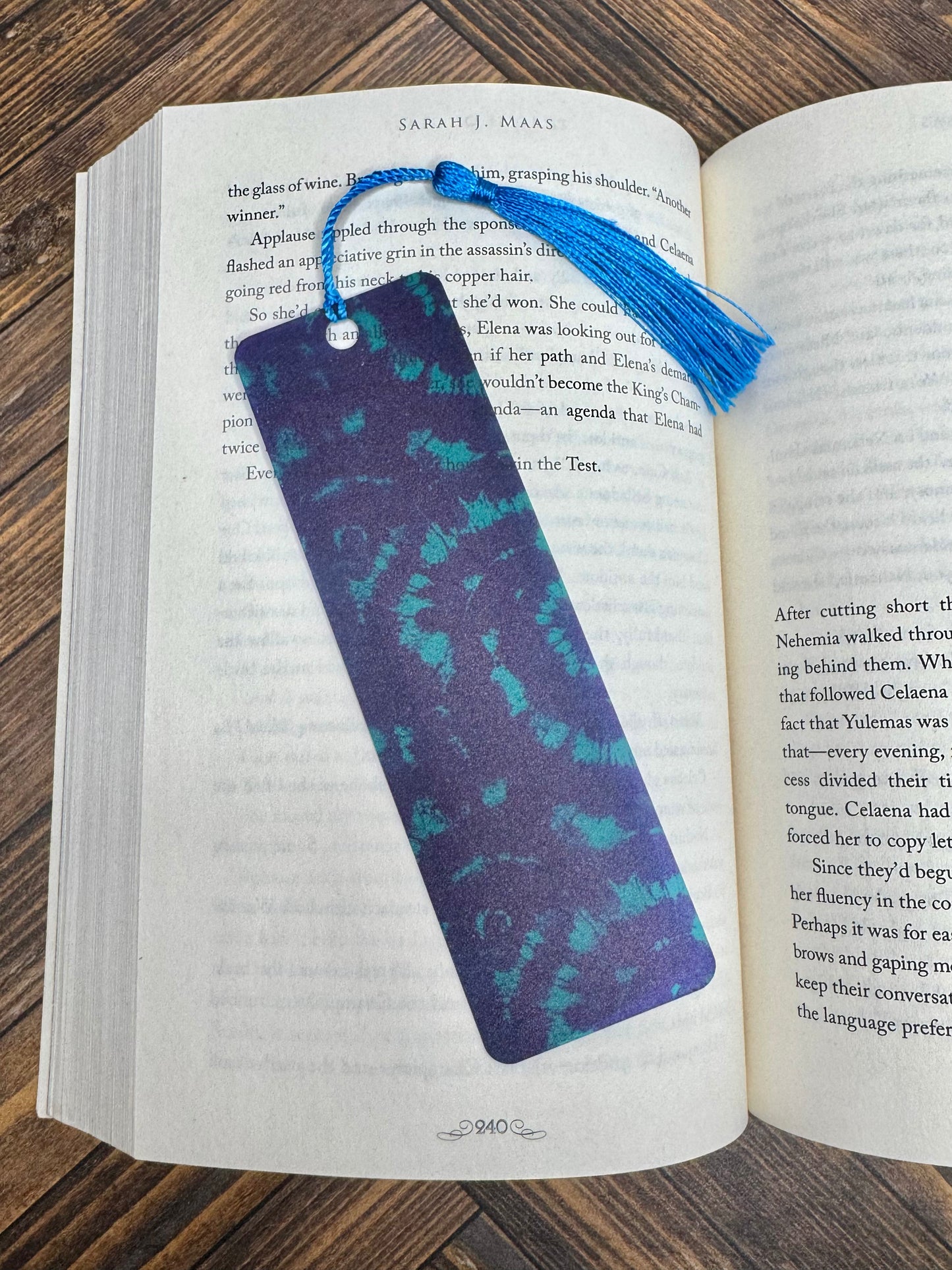 Tie Dye Bookmark