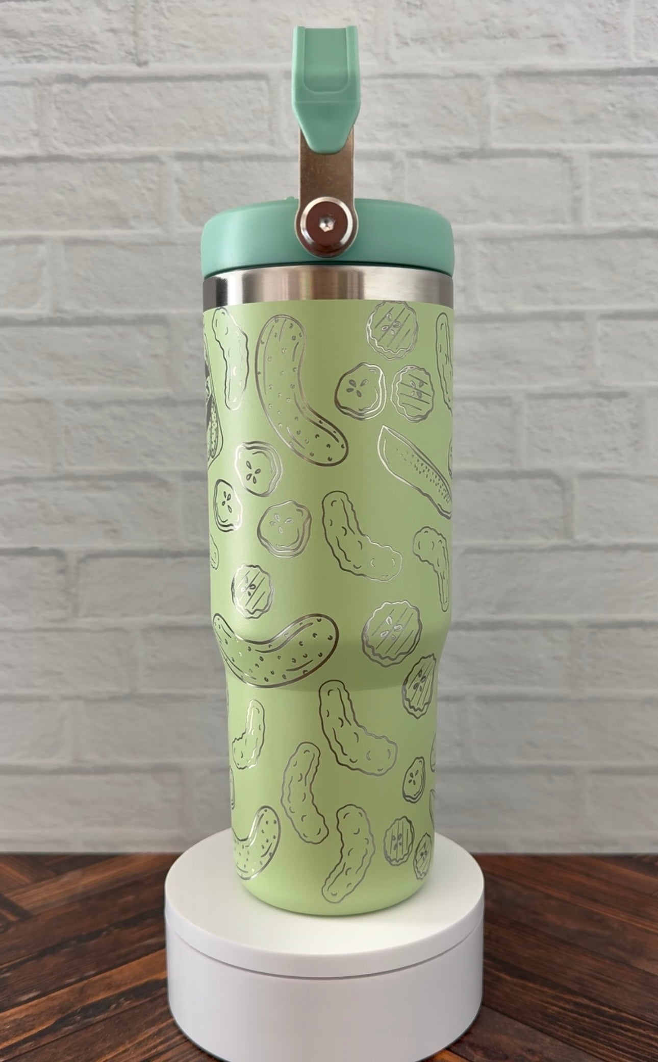 TRIFLES Taca Sui 塵芥集 塔可　限定500部 30 oz Tumbler - All The Pickles on Light Green RTS – Sweet Leota
