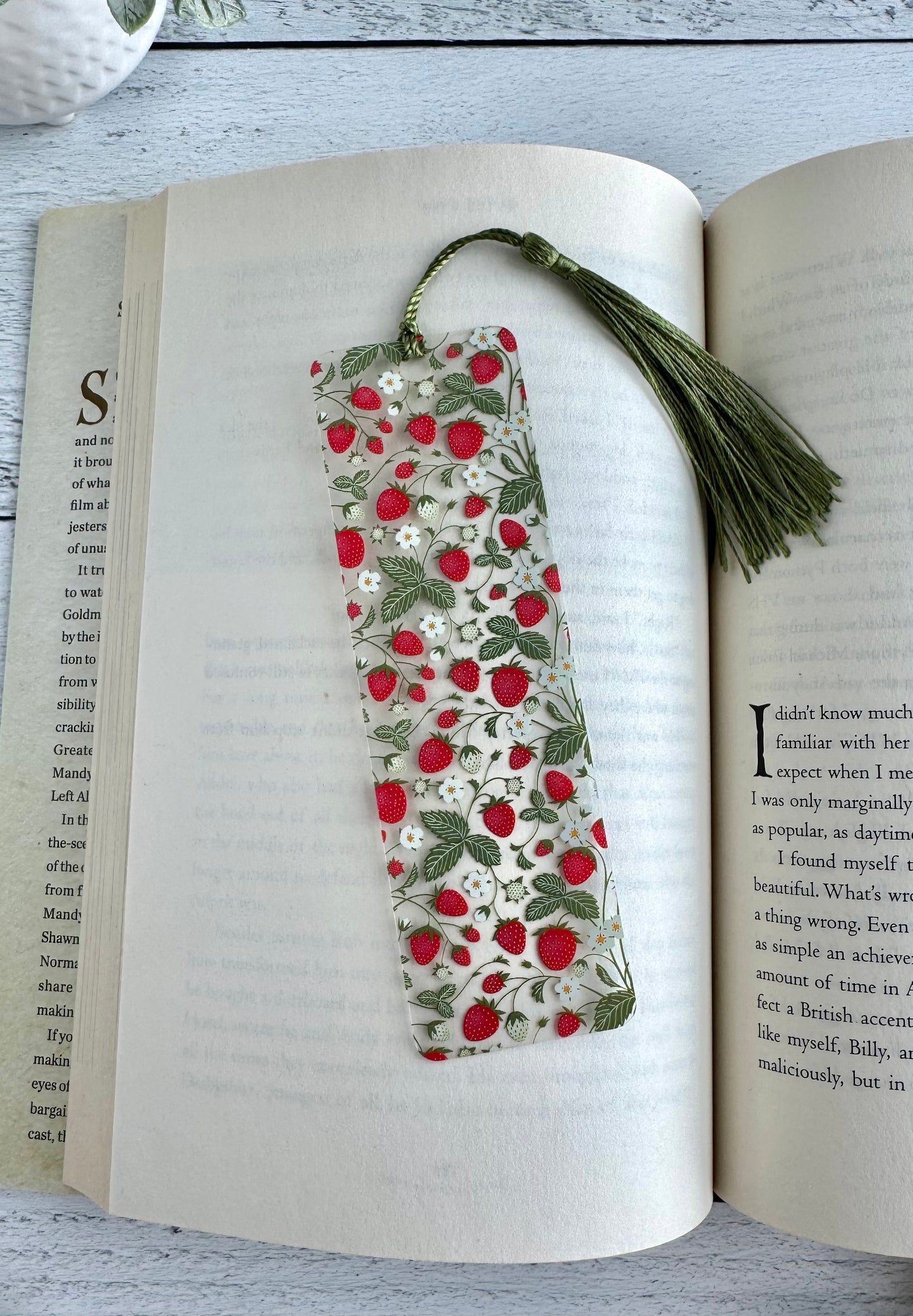Strawberries Bookmark