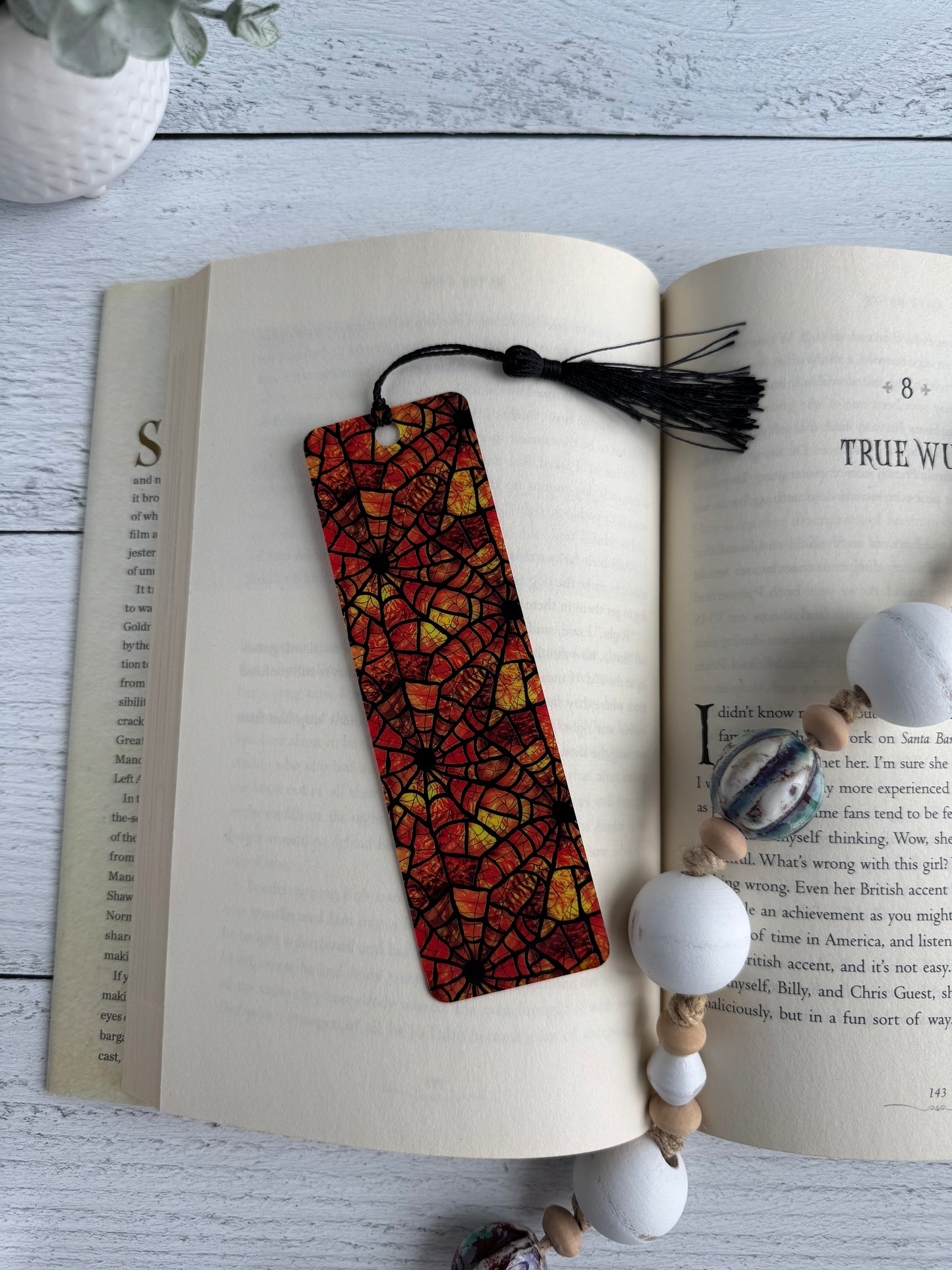 Spider Webs Bookmark