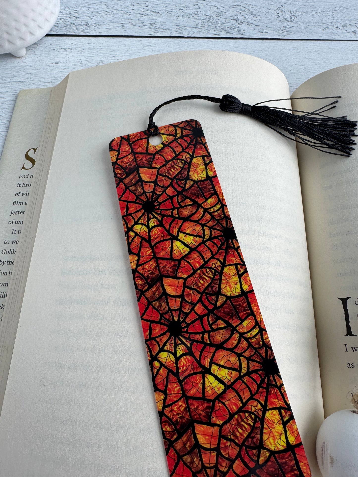 Spider Webs Bookmark