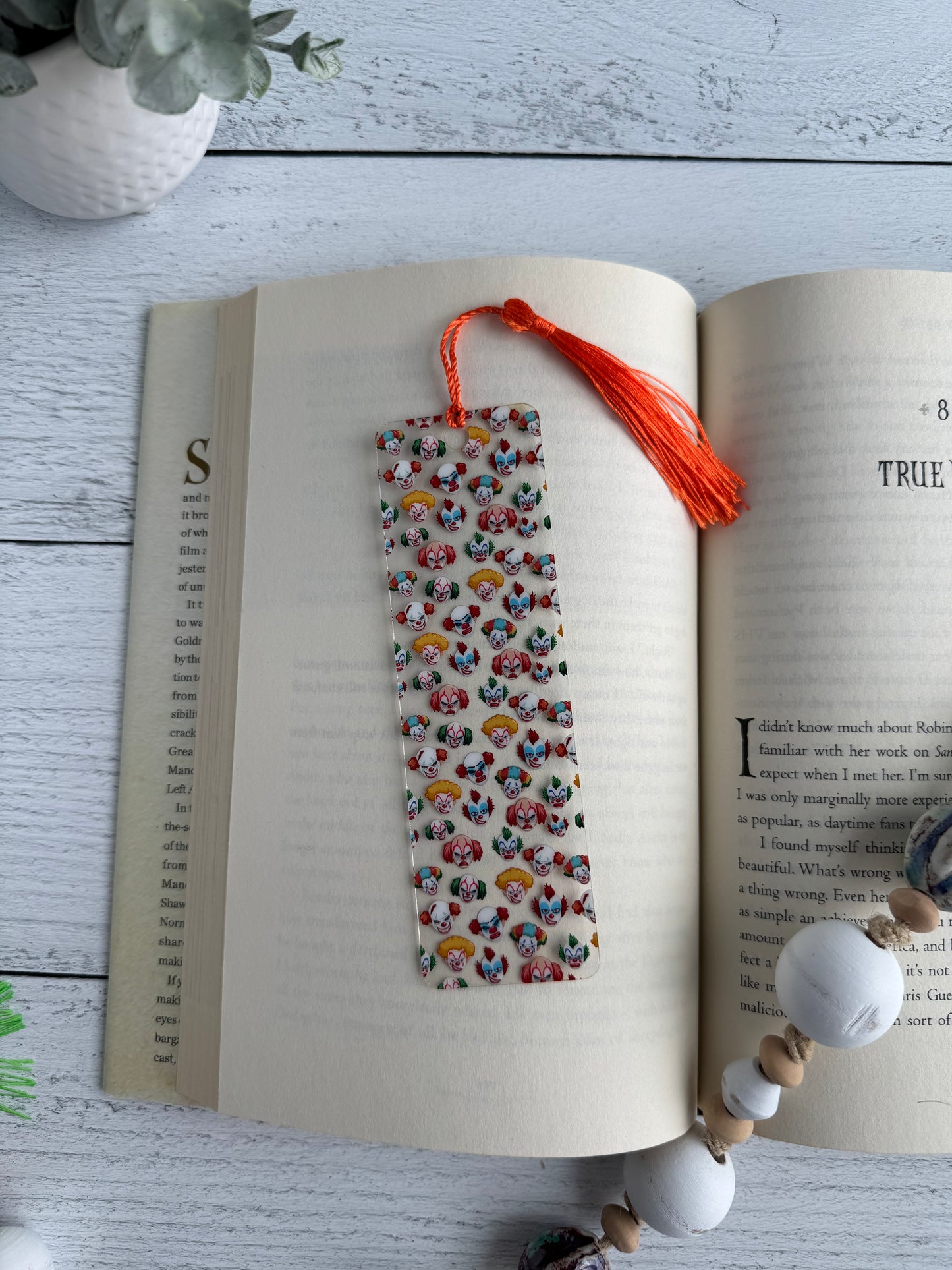 Clown Faces Bookmark