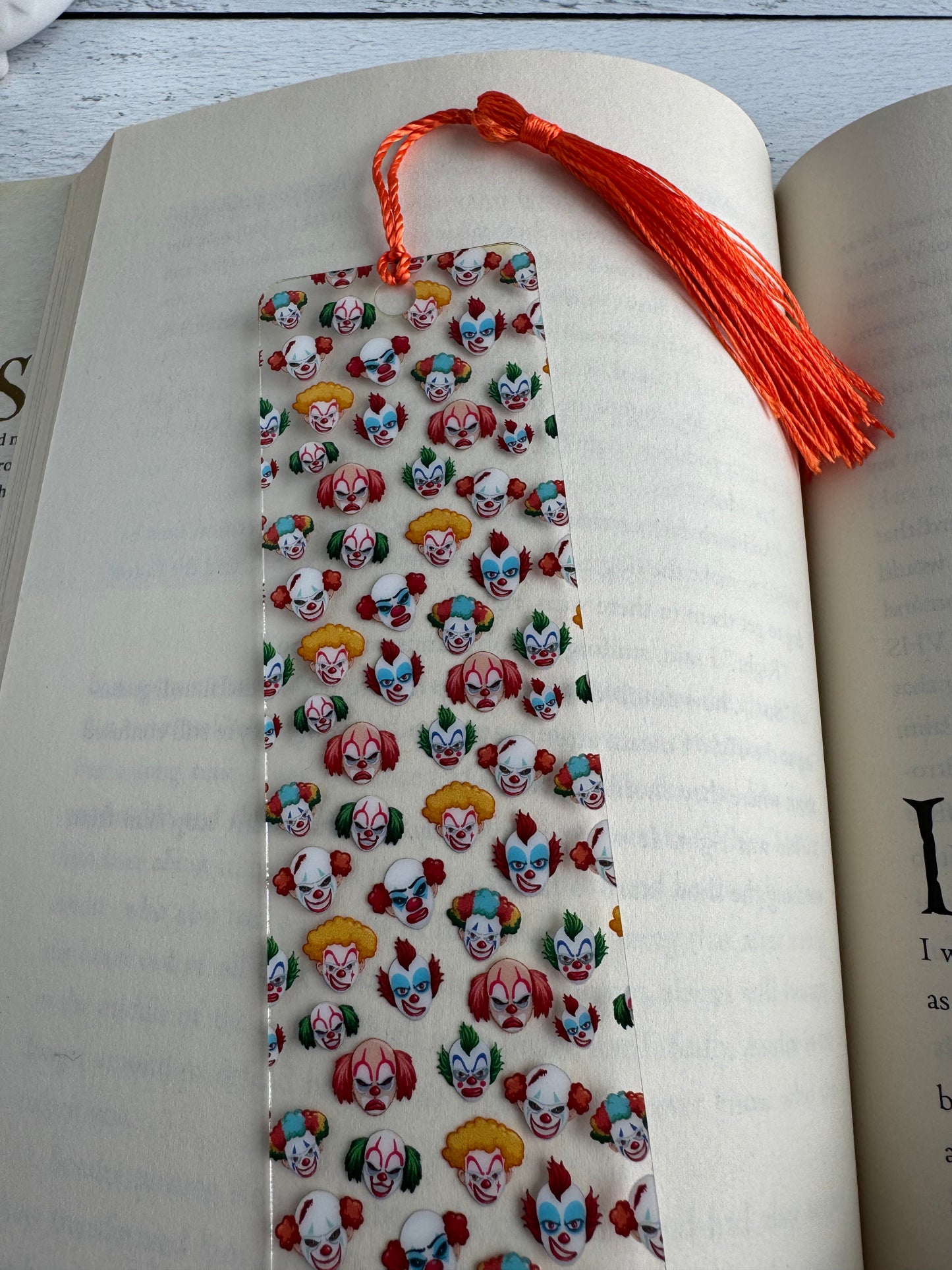 Clown Faces Bookmark