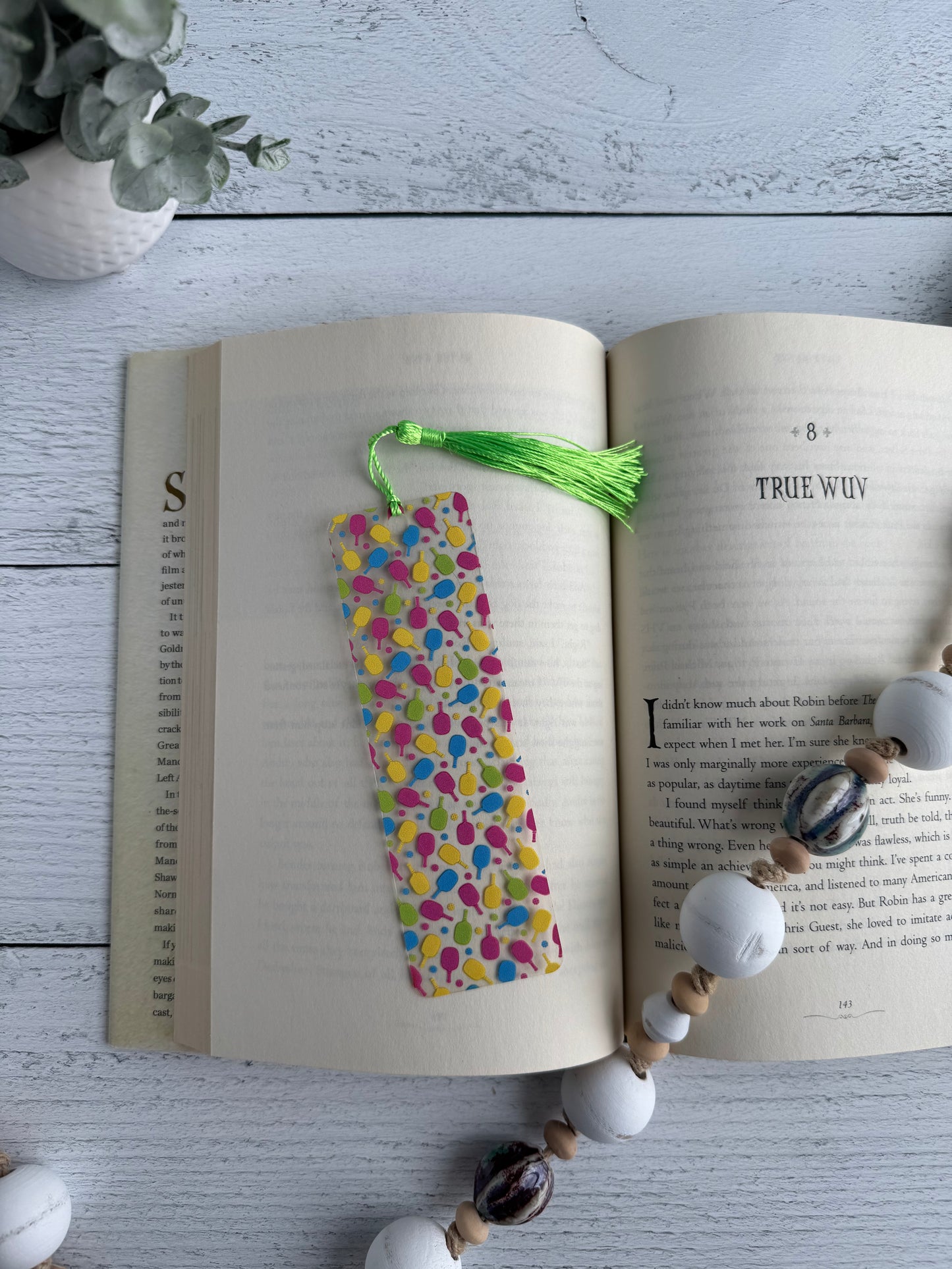 Pickleball Bookmark