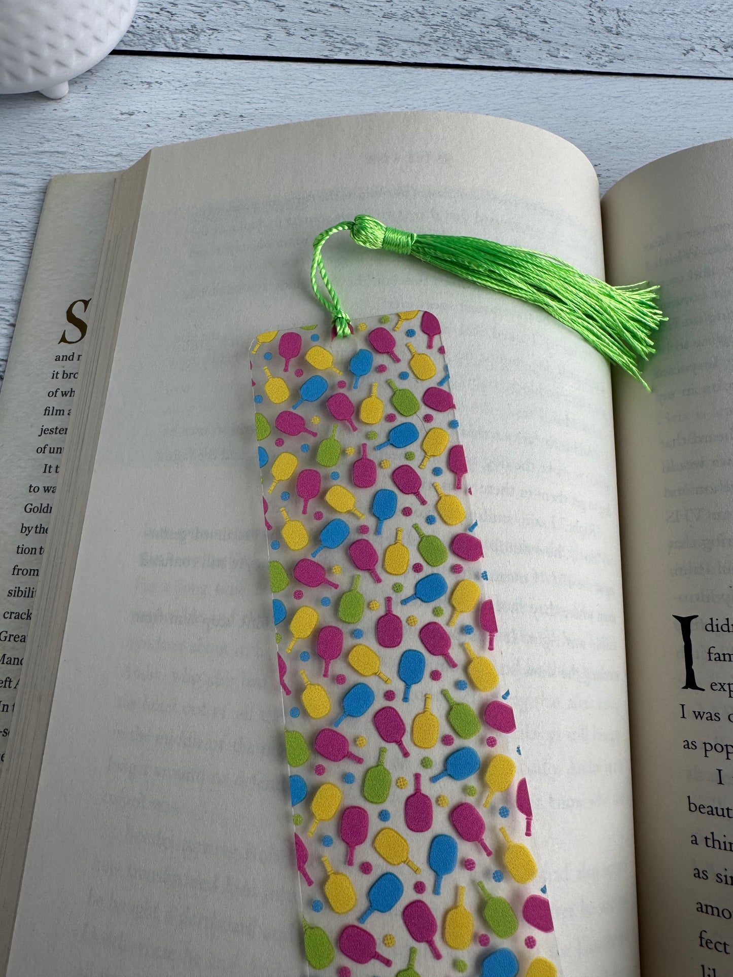 Pickleball Bookmark