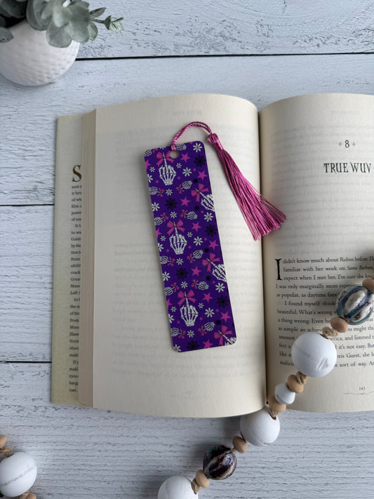 Snarky Skeleton Hands Bookmark