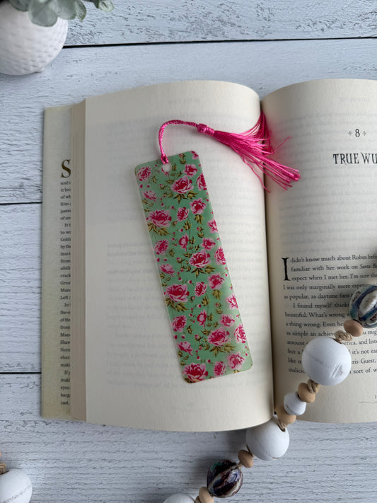 Peony Bookmark