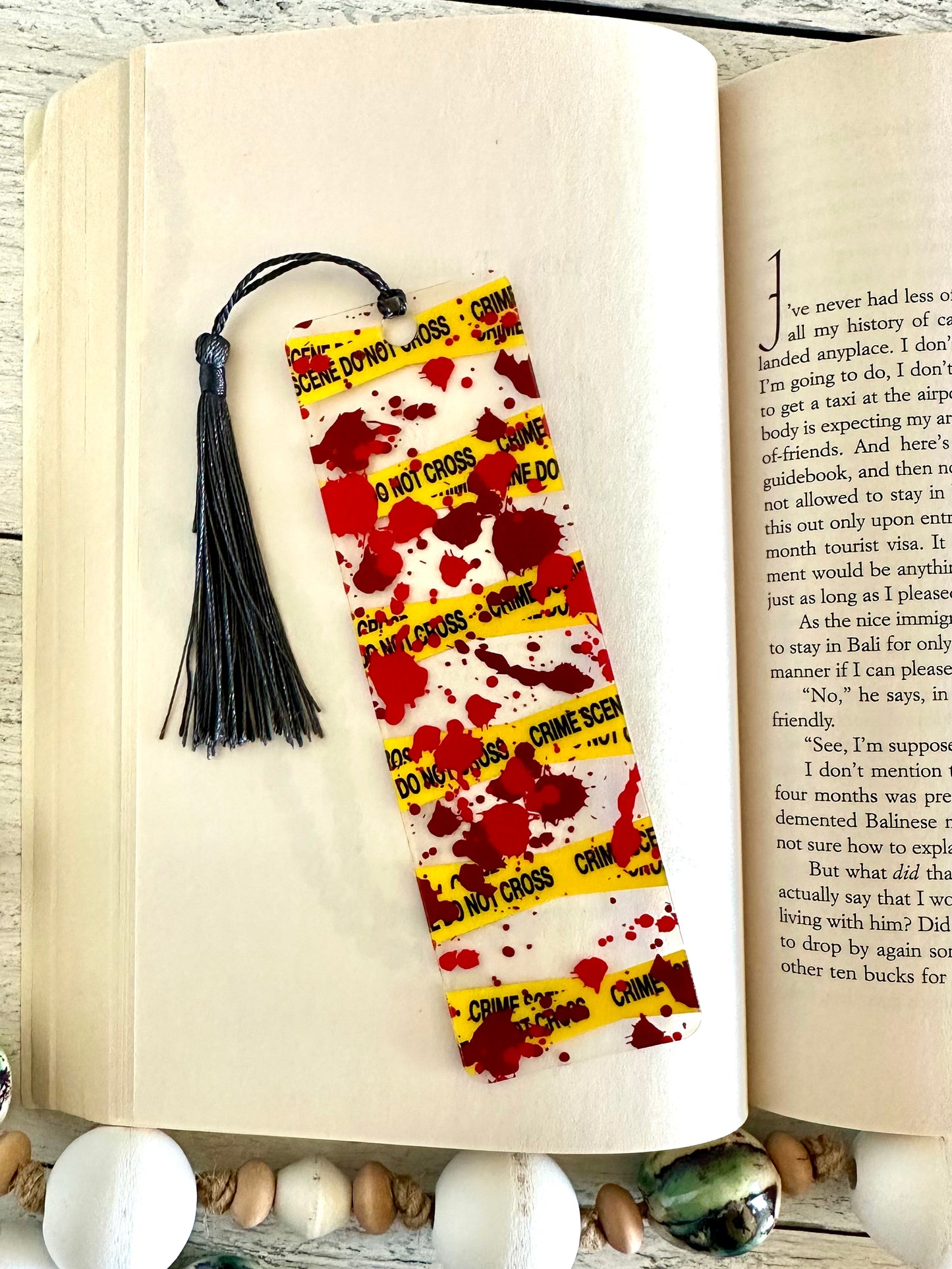 Crime Scene Bookmark