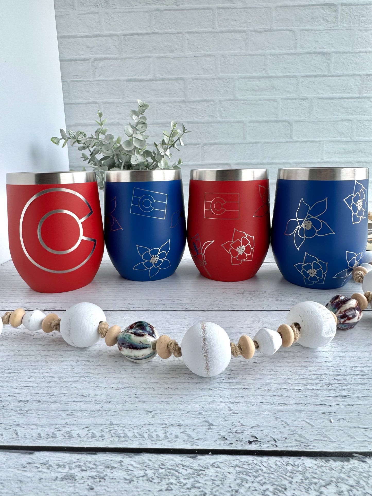 10 oz Wine Tumbler - Colorado C RTS