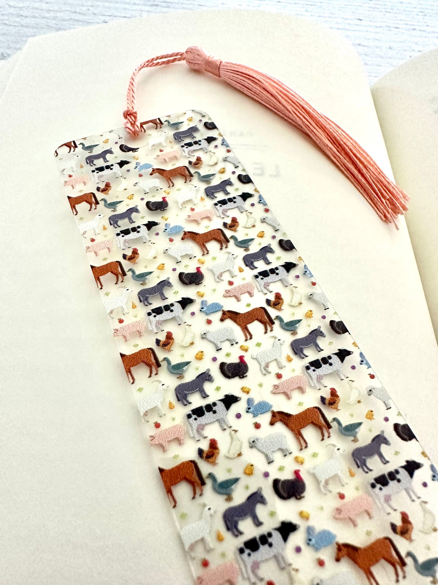 Farm Animals Bookmark