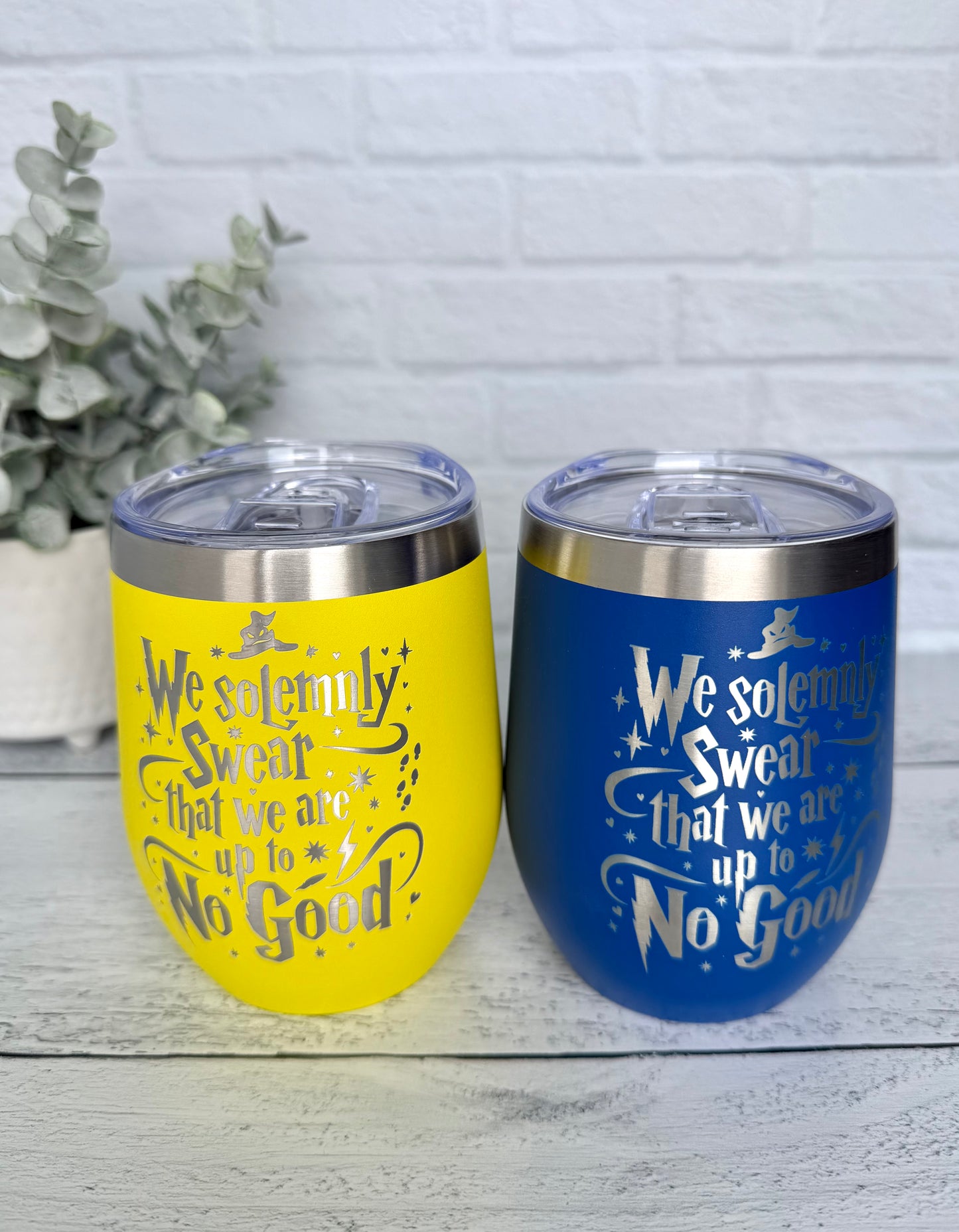 10 oz Wine Tumbler - Up to No Good RTS