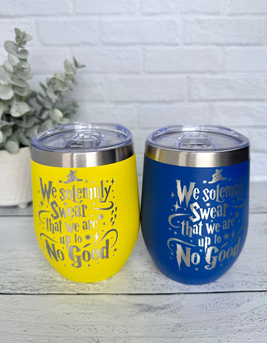 10 oz Wine Tumbler - Up to No Good RTS