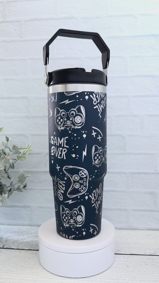 30 oz - Space on Navy Blue RTS