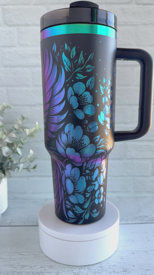 40 Oz Tumbler - Phoenix Black over Chroma RTS